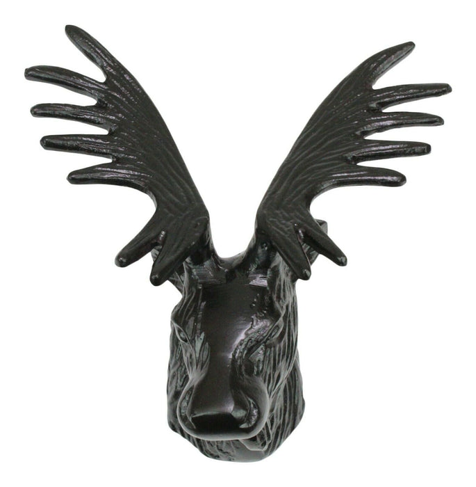Ornamental Moose Head - Hanging Wall Mounted Deer Antler For Home Lounge Decor