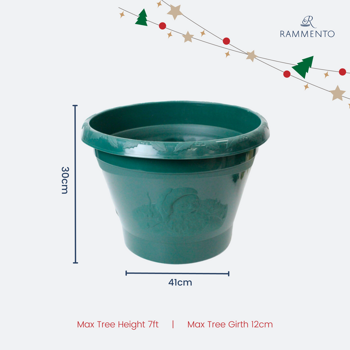 Rammento Christmas Tree Pot Planter - For Real & Artificial Trees up to 7ft Tall