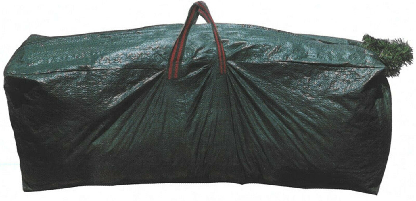 Green Storage Bag for Real & Artificial Christmas Trees up to 7ft | 120x43x30cm