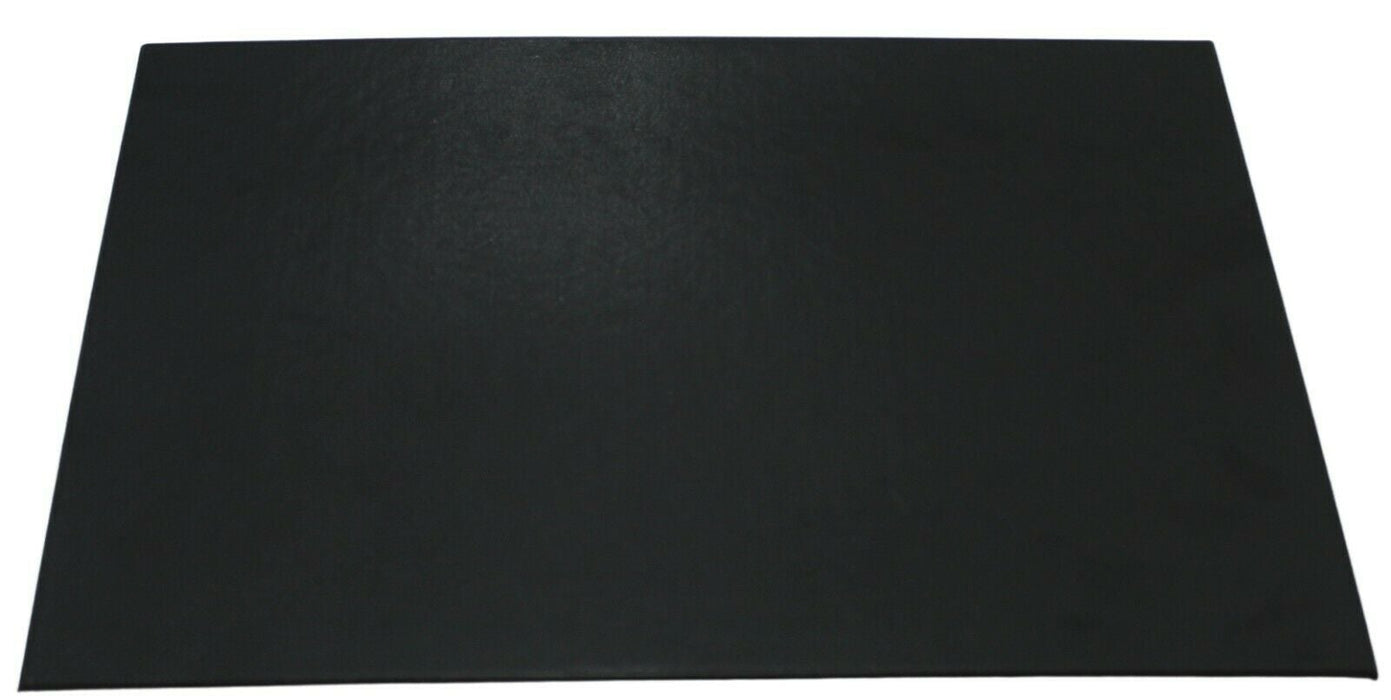 Placemats Dining Table Mats Set Of 4 Black Faux Leather Thick