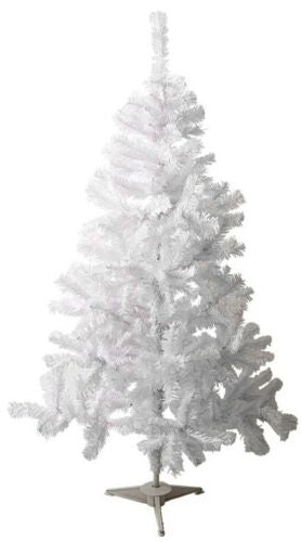 5ft White Artificial Norway Pine Christmas Tree with Foldable Stand