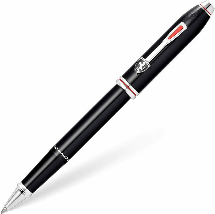 Cross Ferrari Townsend Rollerball Point Pen Glossy Black Lacquer Pen Gift Boxed