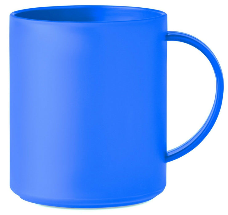 Bamboo Mugs Set Of 12 Dishwasher & Microwave Safe Blue Large Coffee Mugs