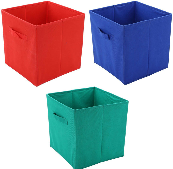 Non Woven Collapsible Storage Boxes With handles FOLDS FLAT