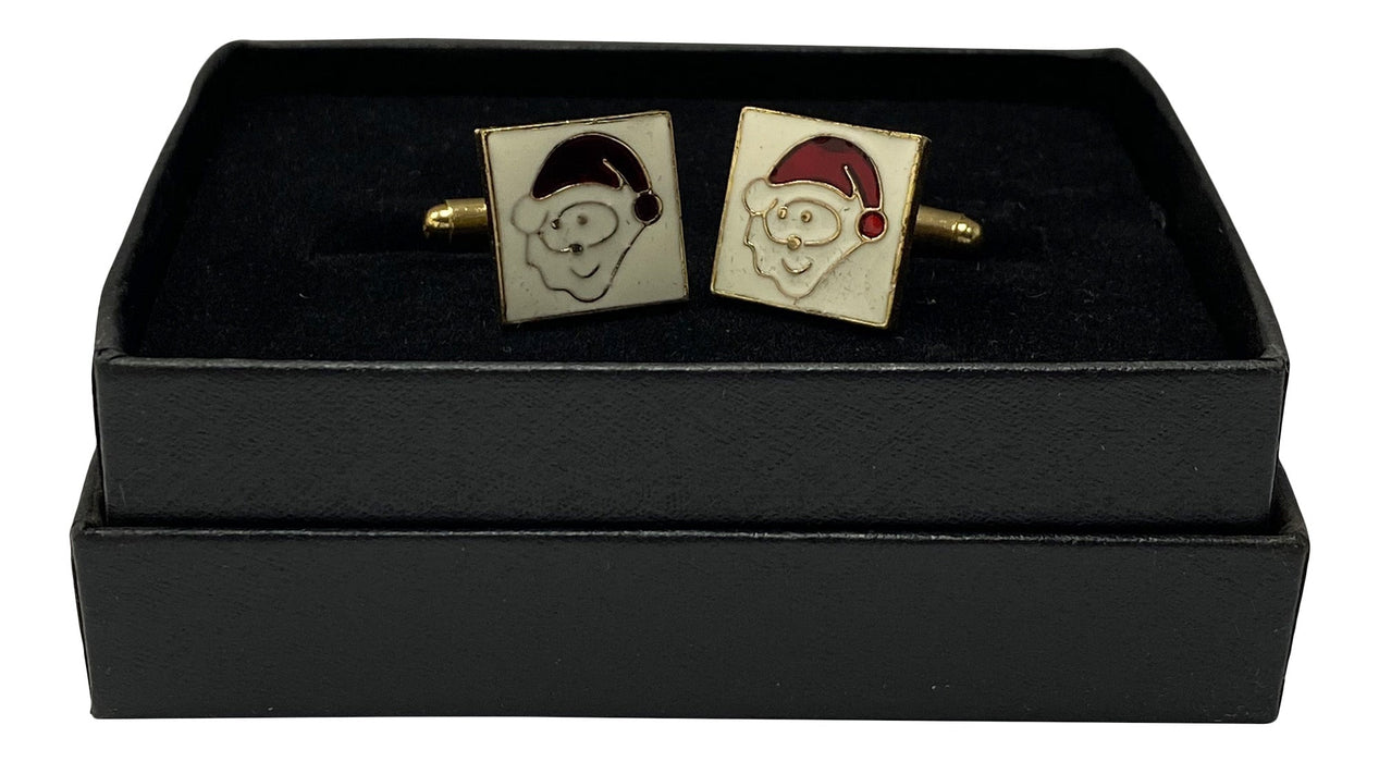 BRAND NEW Christmas Xmas Cufflinks Father Christmas Cuff Link  Collectible