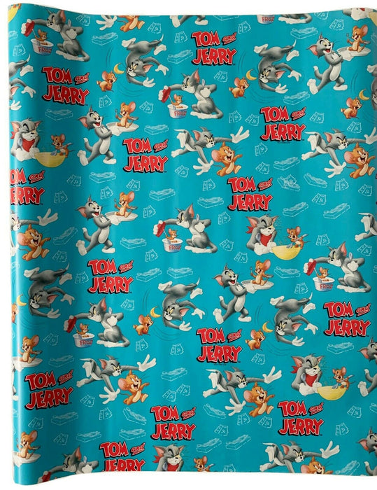 Bright Coloured 6 Rolls 12m Wrapping Paper Looney Tunes Cartoon Gift Wrap
