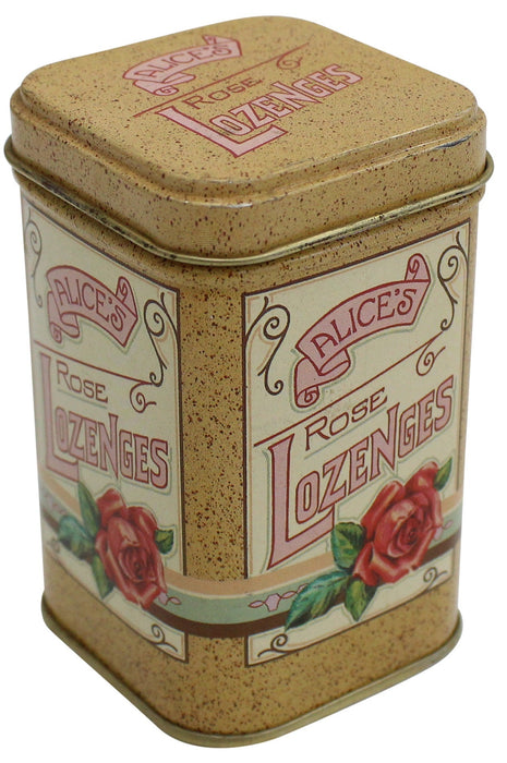 Vintage Ancient Decorative Collectable Lozenges Metal Trinket Box Small Metal Container