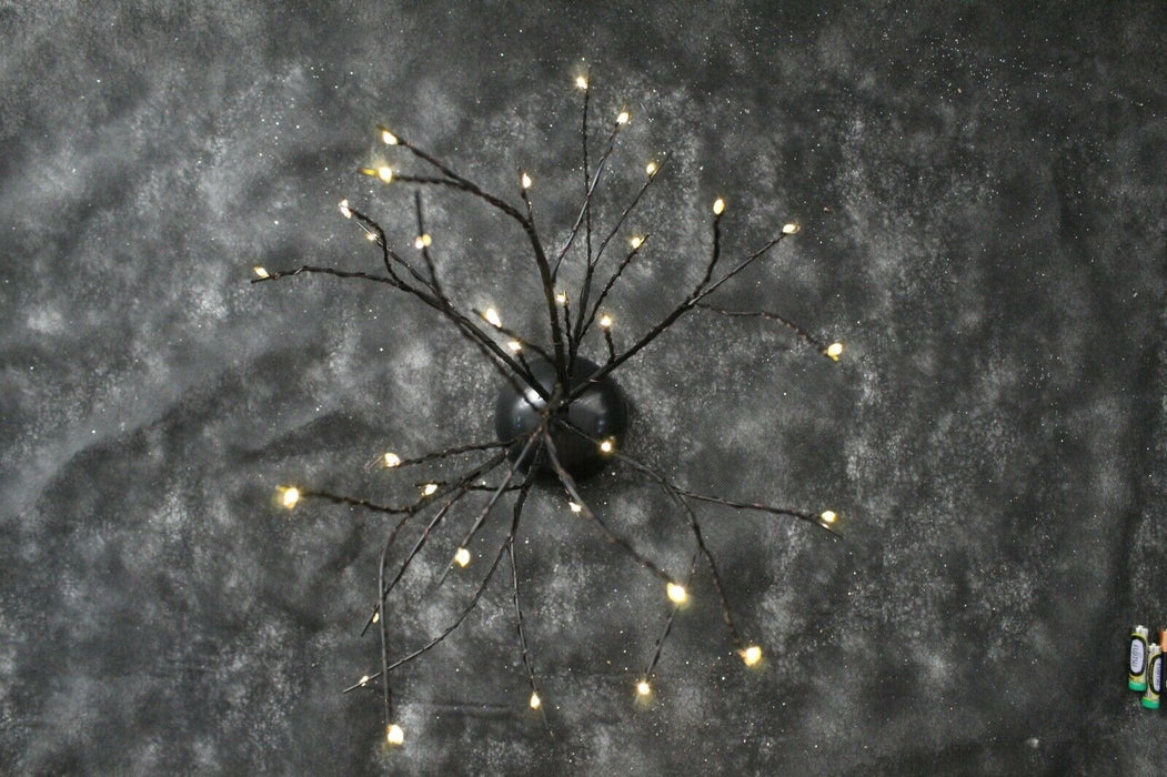 32 LED Christmas Tree Light Up Black Rose Gold Twig Tree Easter Home Decorations