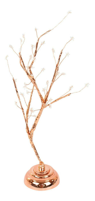 32 LED Christmas Tree Light Up Black Rose Gold Twig Tree Easter Home Decorations