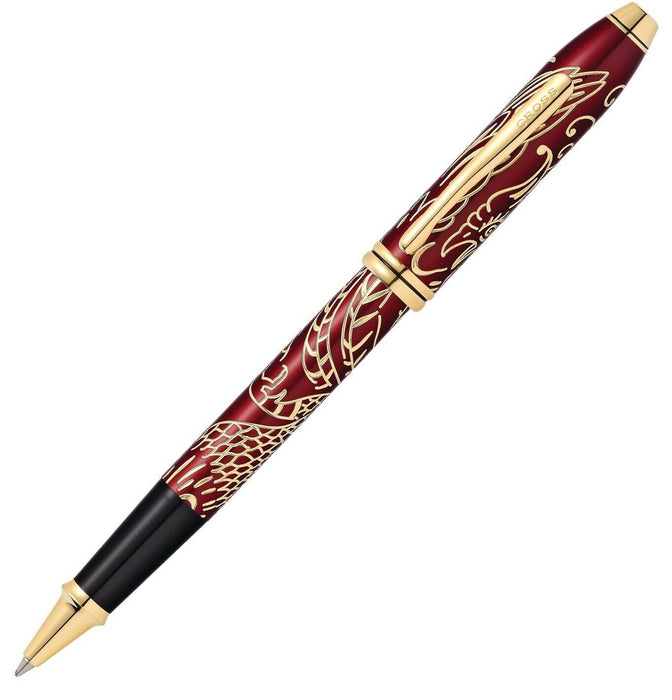 Cross 2017 Year of the Rooster Special Edition Rollerball Pen Black Ink 23KT Gold