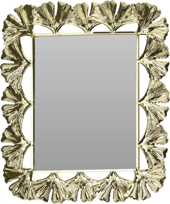 35cm Rectangle Gold Wall Mirror Floral Mirror Design Dressing Table Mirror