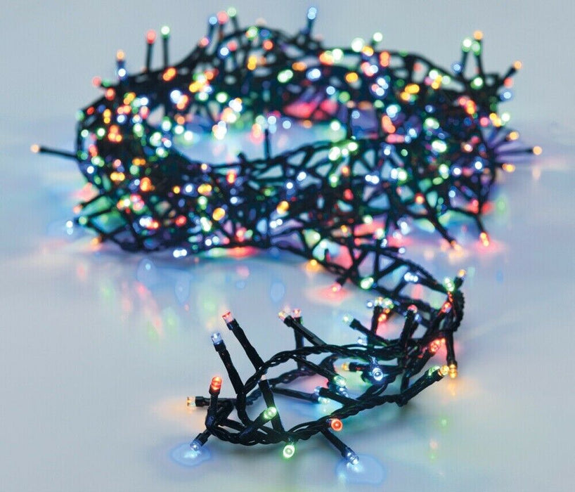 11m (36ft) 560 Multi Coloured LED String Fairy Lights for Xmas Trees up to 6ft
