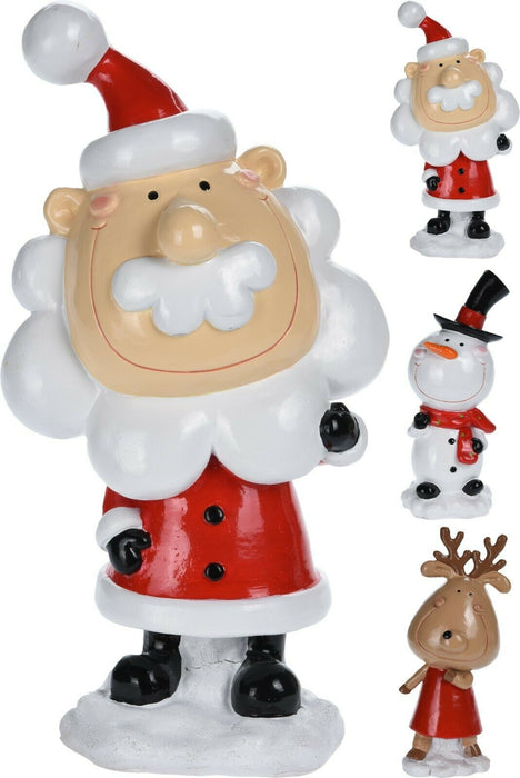 Christmas Decoration Figurine Santa Snowman Reindeer Ornament