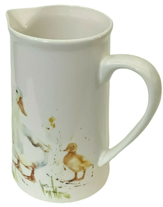 Leonardo Collection Fine China Duck Design 600ml Jug Country Life Tea Coffee Jug