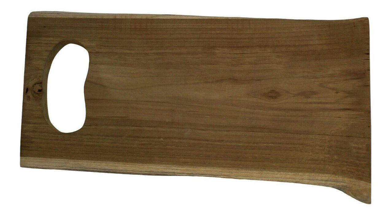42cm Teak Wood Large Chopping Board Serving Board Serving Platter Unique Natural