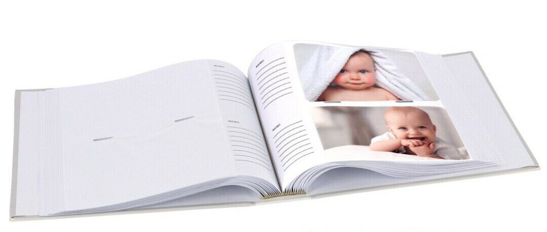 Baby Photo Album Grey Teddy Bear Photo Album 200 Slip In Photos 10 x 15cm