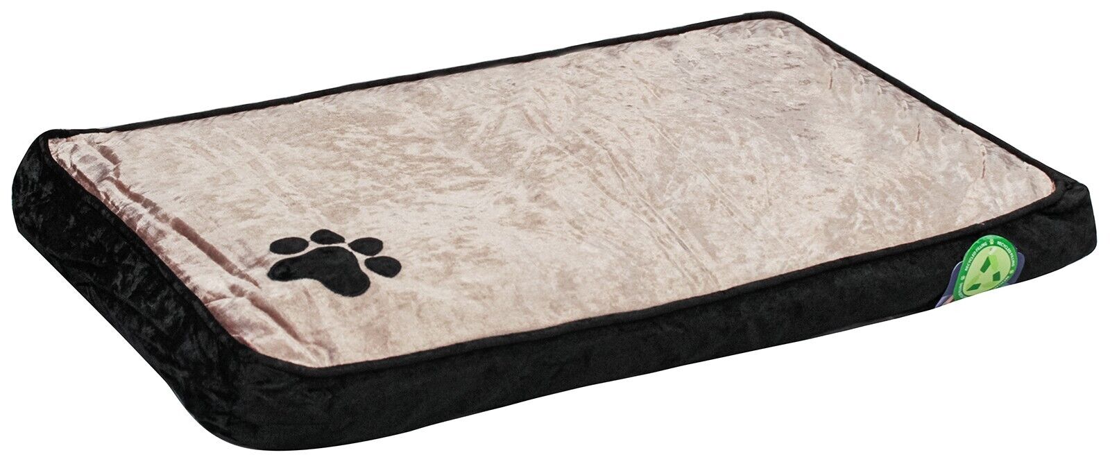 Large Dog Bed Pet Bed Crushed Velvet Soft Plush Pet Bed Cushion Non-Slip Base