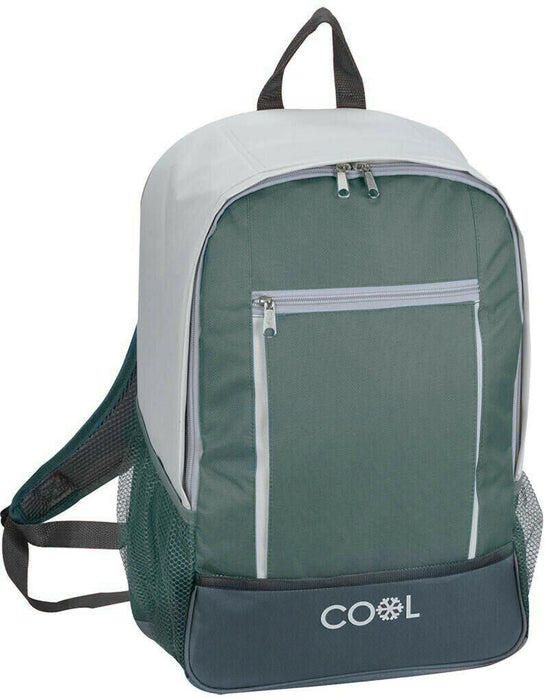 Large Insulated Backpack 20L Green Cooler Bag Rucksack Picnic Camping Bag