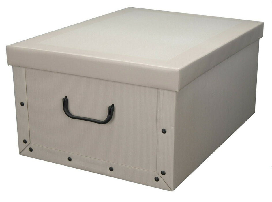 Cardboard Large Storage Boxes With Lid Storage Box Toy Box & Handle 45 Litre