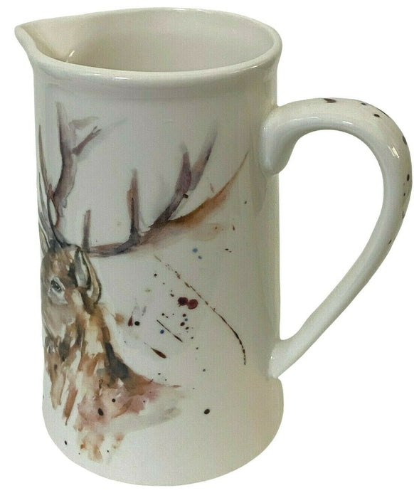 Leonardo Collection Fine China Stag Design 600ml Jug Country Life Tea Coffee Jug