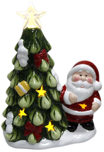 Lightup Christmas Ornament LED Christmas Tree Mini Festive Winter Xmas Scene